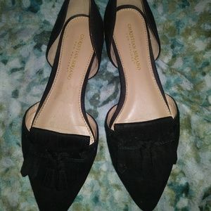 Women's D'Orsay flats with tassel detail